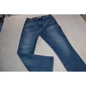 Revtown Jeans Womens Size 32 X 29 Decade Straight Fit Stretch Blue High Waisted